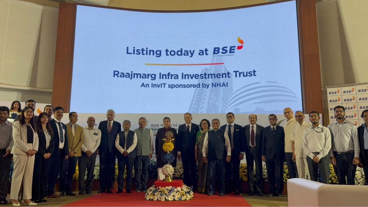 Raajmarg Infra Investment Trust share price extend listing day gains; up 10%  from IPO levels