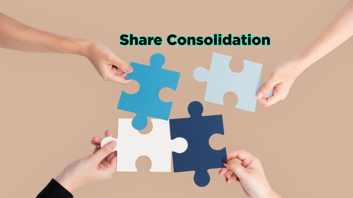 Sanmit Infra Ltd share consolidation record date on  April  30