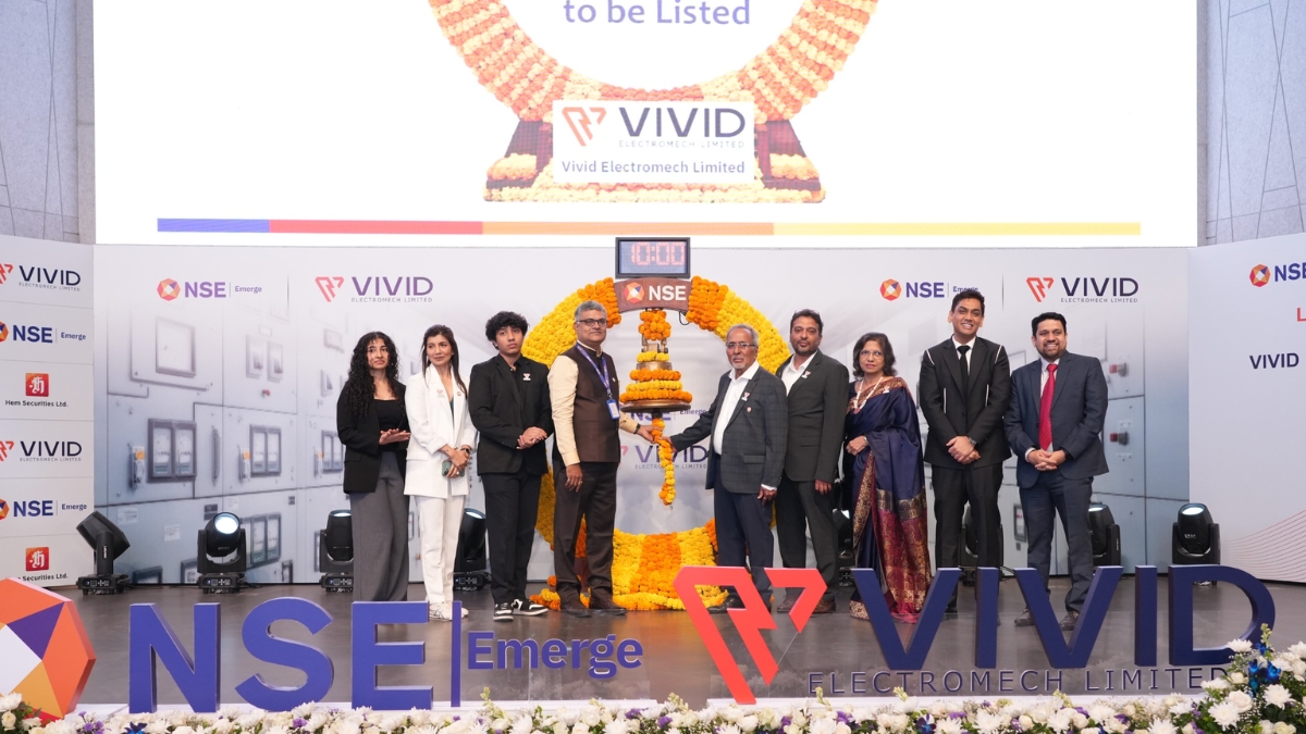 Vivid Electromech share price up 15 from IPO price | New listing